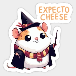 Hamster Wizzard Sticker